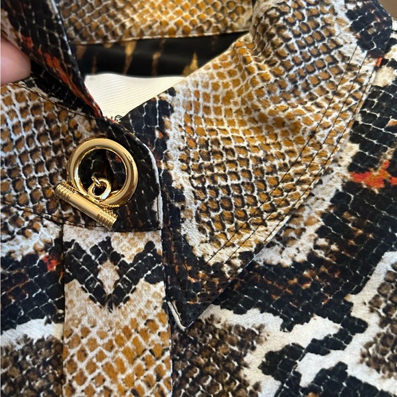 Burberry London Silk Animal Print Costanza Dress Size 6 NEW MSRP 2250.00 - Picture 9 of 16